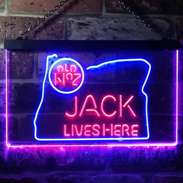 Jack Daniel's - Oregon Dual LED Neon Light Sign